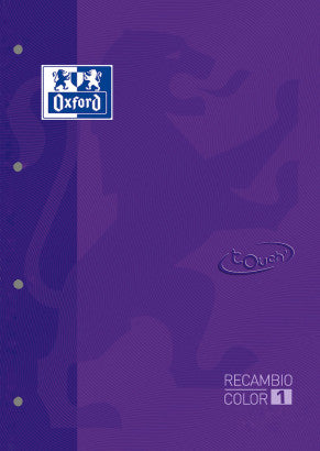 RECAMBIO COLOR 1 TAPA BLANDA A4+ 80 HOJAS 5X5