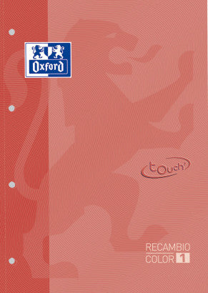 RECAMBIO COLOR 1 TAPA BLANDA A4+ 80 HOJAS 5X5