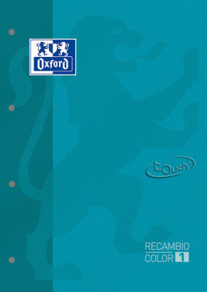 RECAMBIO COLOR 1 TAPA BLANDA A4+ 80 HOJAS 5X5