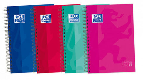 EUROPEANBOOK 5 TAPA EXTRADURA A4+ 120H.LISO COLORES SURTIDOS