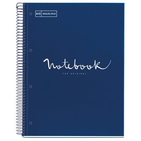 NOTEBOOK A4 80 HOJAS CUADRICULADAS AZUL MARINO