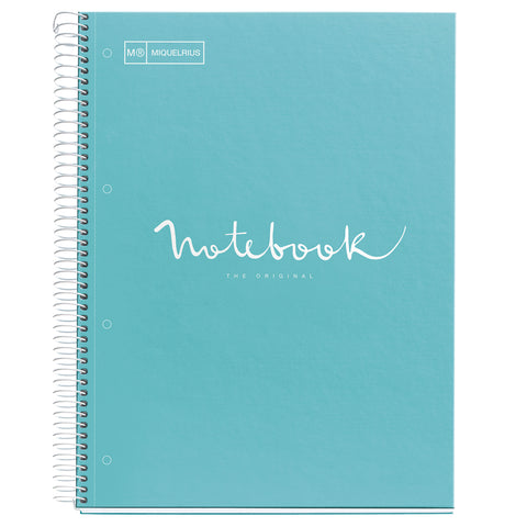 NOTEBOOK A4 80 HOJAS CUADRICULADAS AZUL CIELO