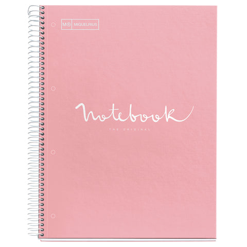 NOTEBOOK A4 80 HOJAS CUADRICULADAS ROSA
