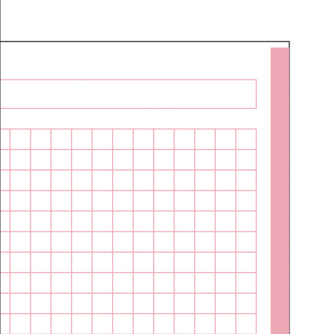 NOTEBOOK A4 80 HOJAS CUADRICULADAS ROSA