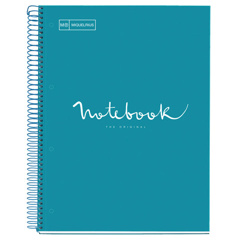 NOTEBOOK A4 80 HOJAS CUADRICULADAS AZUL FORMENTERA