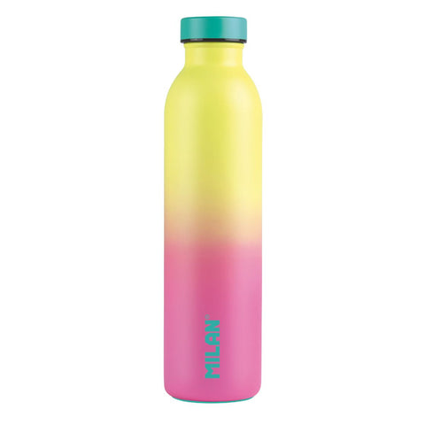 Botella Isotérmica de Acero Inoxidable 354 ml Amarillo Sunset MILAN