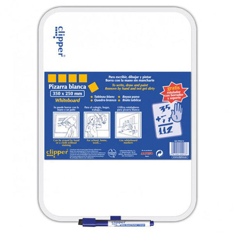 Pizarra blanca laminada