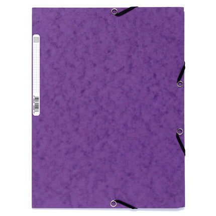Carpeta con gomas y 3 solapas Cartulina Ilustrada Exacompta