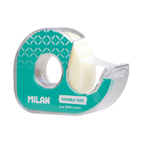 Dispensador cinta adhesiva invisible mate 19 mm x 33 m
