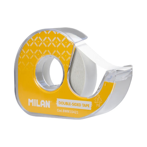Dispensador cinta adhesiva doble cara 15 mm x 10 m