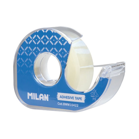 Dispensador cinta adhesiva transparente 19 mm x 33 m