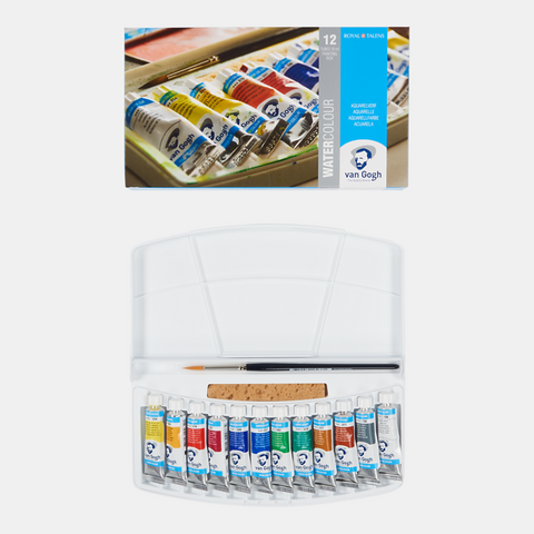 Set Acuarela 12 Tubos Van Gogh
