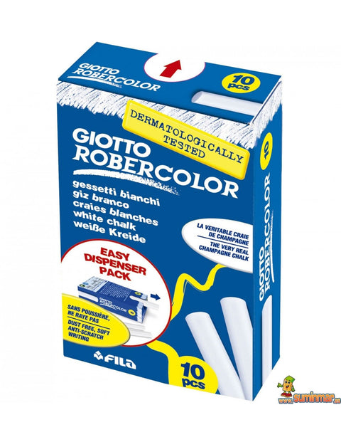 Tizas Giotto Robercolor Blanco 10 Uds