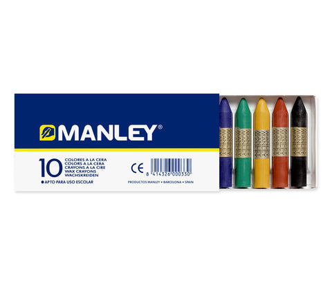Caja de 10 Ceras Manley