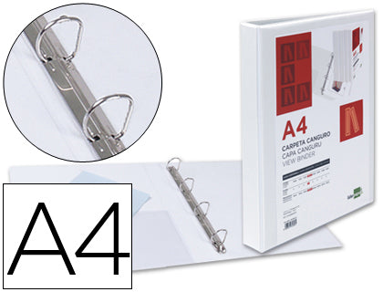 Carpeta Canguro A4 4 Anillas 16 mm Liderpapel