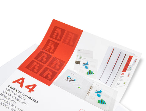 Carpeta Canguro A4 2 Anillas 25 mm Liderpapel