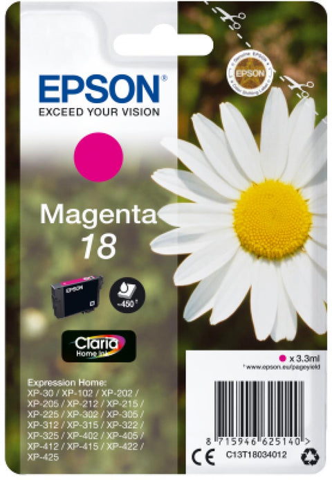 Cartucho EPSON18 Margarita Color