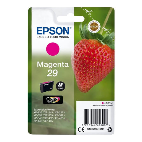 Cartucho EPSON 29 Fresa Color