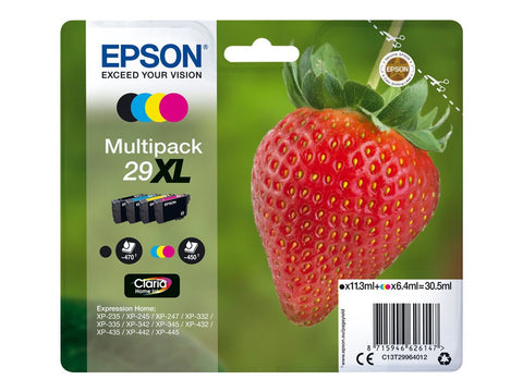 Cartucho EPSON 29XL Fresa Pack 4 Colores