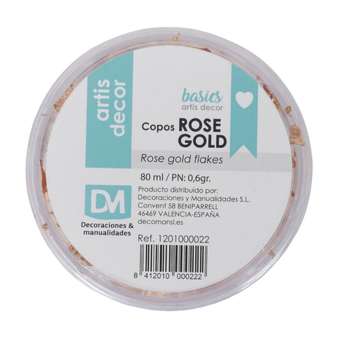 Copos Pan de Oro fragmentado 0,6 gr Rose Gold