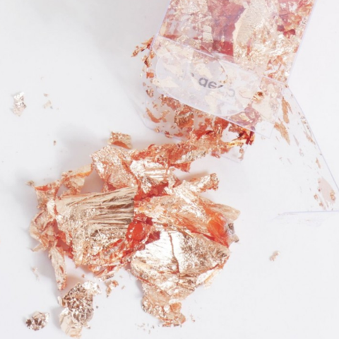 Copos Pan de Oro fragmentado 0,6 gr Rose Gold