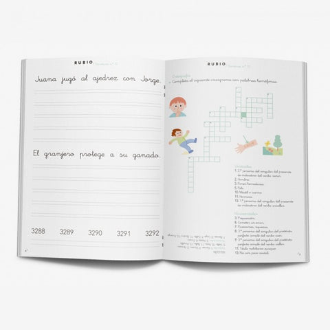 CUADERNO DE REPASO 12 ESCRITURA RUBIO