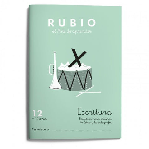 CUADERNO DE REPASO 12 ESCRITURA RUBIO
