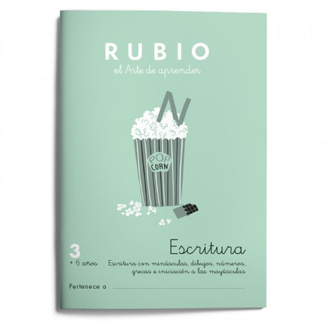 CUADERNO DE REPASO 3 ESCRITURA RUBIO