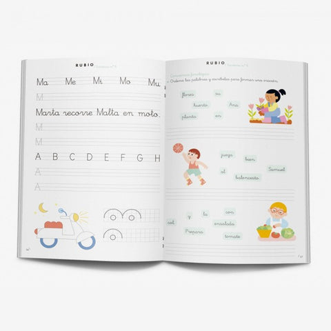 CUADERNO DE REPASO 6 ESCRITURA RUBIO