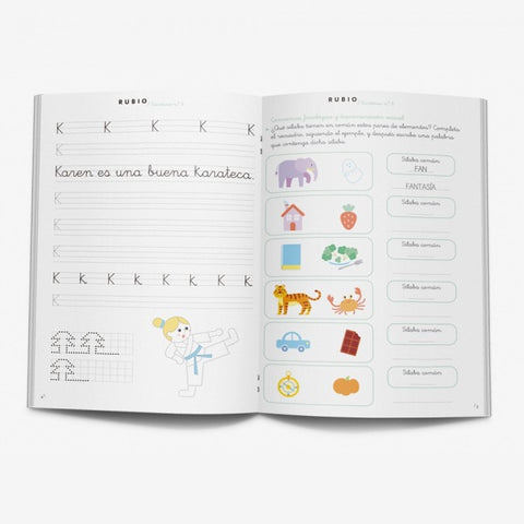 CUADERNO DE REPASO 6 ESCRITURA RUBIO