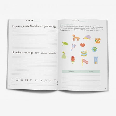 CUADERNO DE REPASO 9 ESCRITURA RUBIO