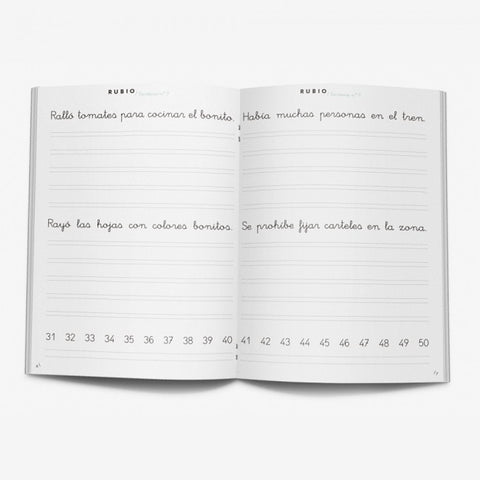 CUADERNO DE REPASO 9 ESCRITURA RUBIO