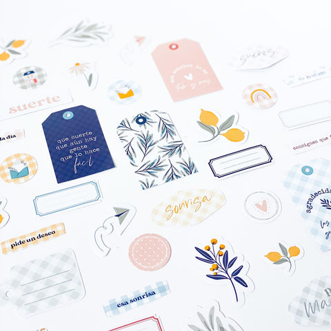 Set de Die Cuts Palabras Picnic CASTELLANO