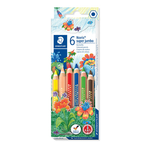 Estuche 6 Lápices Noris Super Jumbo 129