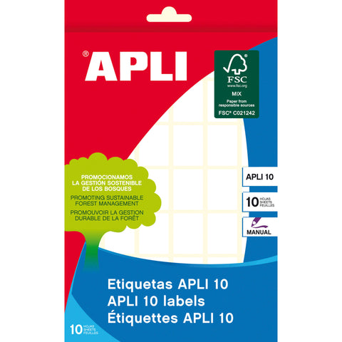 Etiquetas Apli 10 12,0 x 30,0 mm 10 hojas
