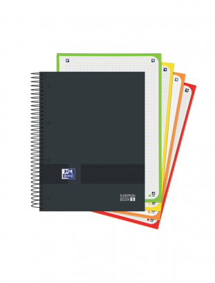 EUROPEANBOOK 4 MULTIASIGNATURA A5+ TAPA EXTRADURA MATE COLORES NEUTROS
