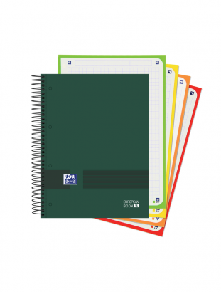 EUROPEANBOOK 4 MULTIASIGNATURA A5+ TAPA EXTRADURA MATE COLORES NEUTROS