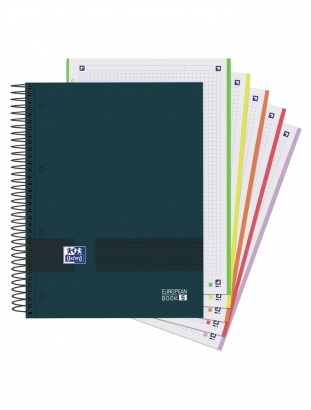 EUROPEANBOOK 5 MULTIASIGNATURA A4+ TAPA EXTRADURA MATE COLORES NEUTROS