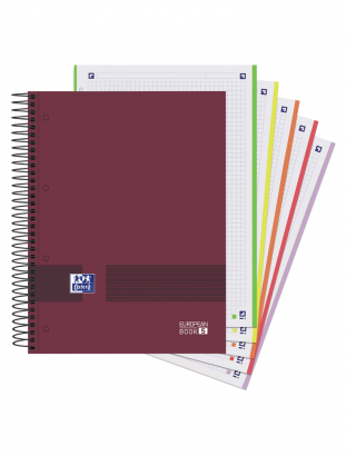EUROPEANBOOK 5 MULTIASIGNATURA A4+ TAPA EXTRADURA MATE COLORES NEUTROS