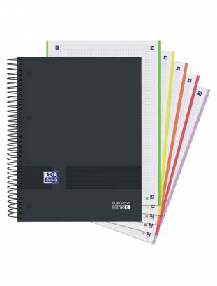EUROPEANBOOK 5 MULTIASIGNATURA A4+ TAPA EXTRADURA MATE COLORES NEUTROS