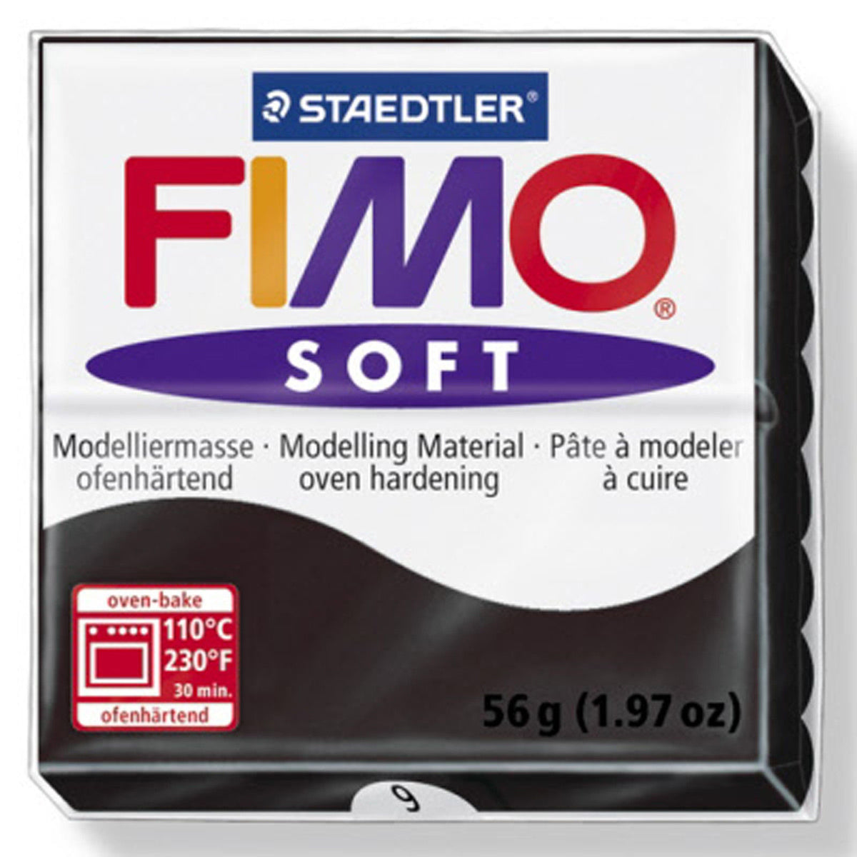 Staedtler Fimo Soft 8020-0 - Pasta para modelar, 57 gramos, color blanco