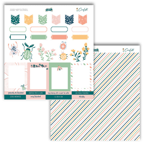 Papeles de Scrapbooking 12x12" a 1 cara Gaia