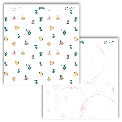 Papeles de Scrapbooking 12x12" a 1 cara Gaia