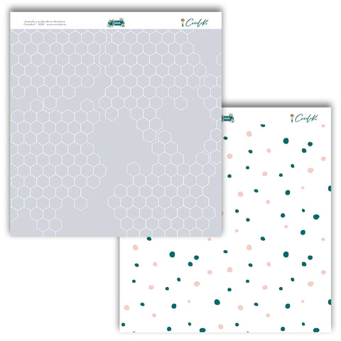 Papeles de Scrapbooking 12x12" a 1 cara Gaia