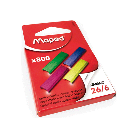 Grapas de Colores Maped 26/6