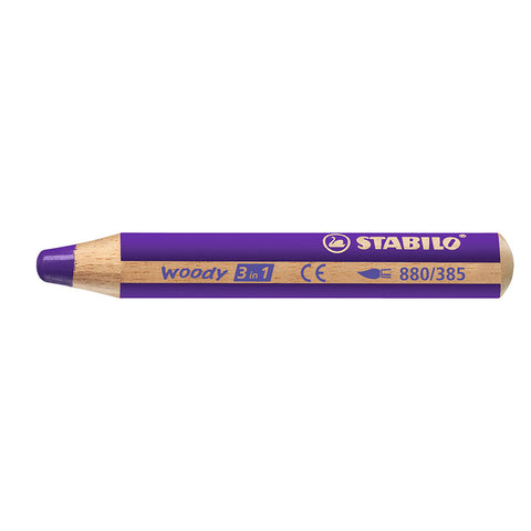 Lápiz Acuarelable 3 en 1 Woody de Stabilo