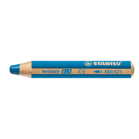 Lápiz Acuarelable 3 en 1 Woody de Stabilo