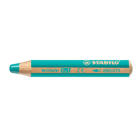 Lápiz Acuarelable 3 en 1 Woody de Stabilo
