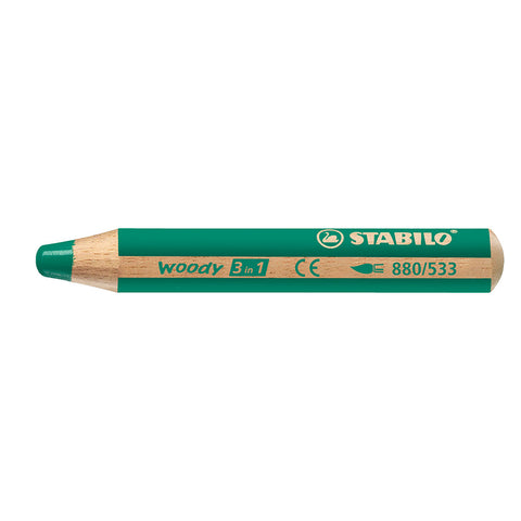 Lápiz Acuarelable 3 en 1 Woody de Stabilo