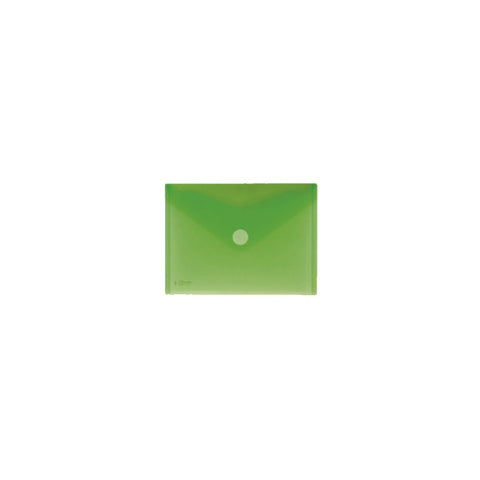 SOBRE DE PLÁSTICO CON CIERRE DE VELCRO A6 Verde